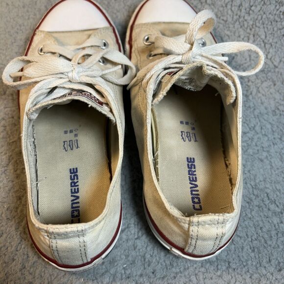 Converse Chuck Taylor All Star White Low Top Canvas 3J236 Youth 3 W 5 - Picture 9 of 16